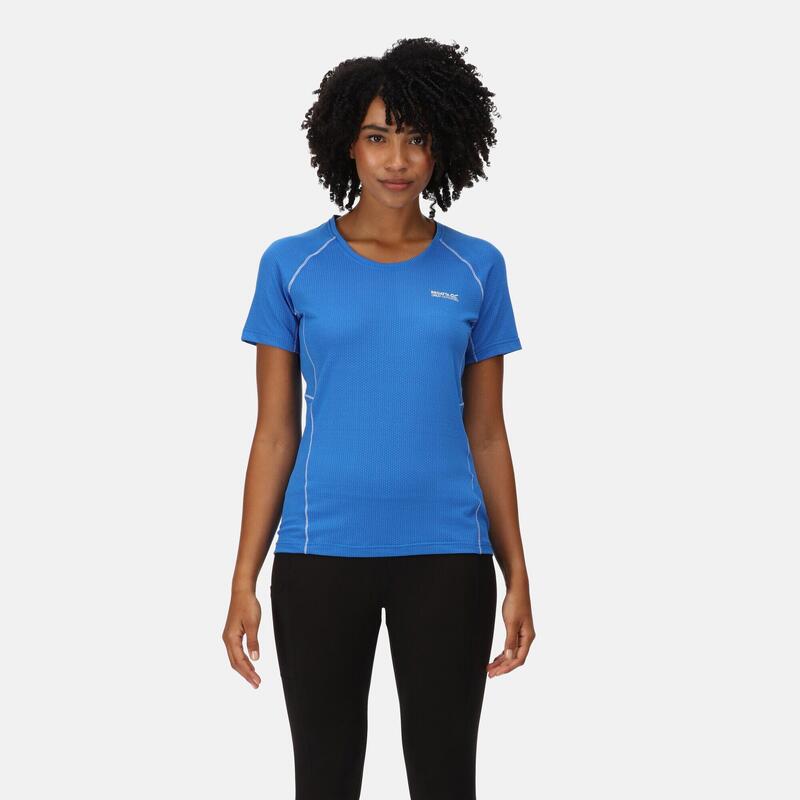 Devote II Fitness-T-Shirt für Damen - Blau