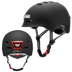 Casco patinete SAFE & GO NEGRO movilidad urbana. Gridinlux