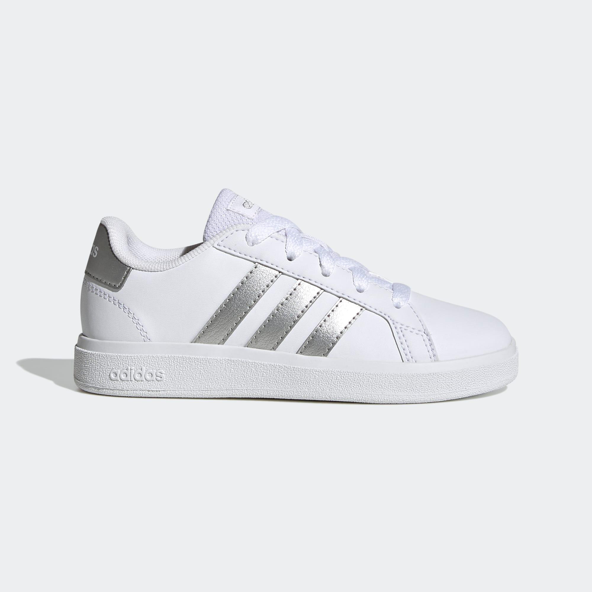 ADIDAS Grand Court Lifestyle Tennis Lace-Up Shoes