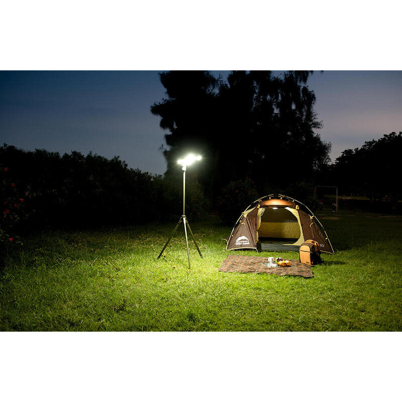 Lampe Panneau Solaire Rechargeable avec 4 Lanternes et PowerBank - 700 Lumens