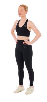 Xtreme sportswear dames sportset - sportlegging + sporttop - zwart
