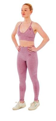 Xtreme sportswear dames sportset - sportlegging + sport bh - roze