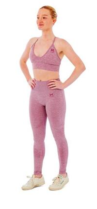 Ensemble de sport femme - Leggings de sport + Soutien-gorge de Sport - Rose