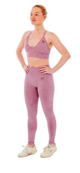 Ensemble de sport femme - Leggings de sport + Soutien-gorge de Sport - Rose