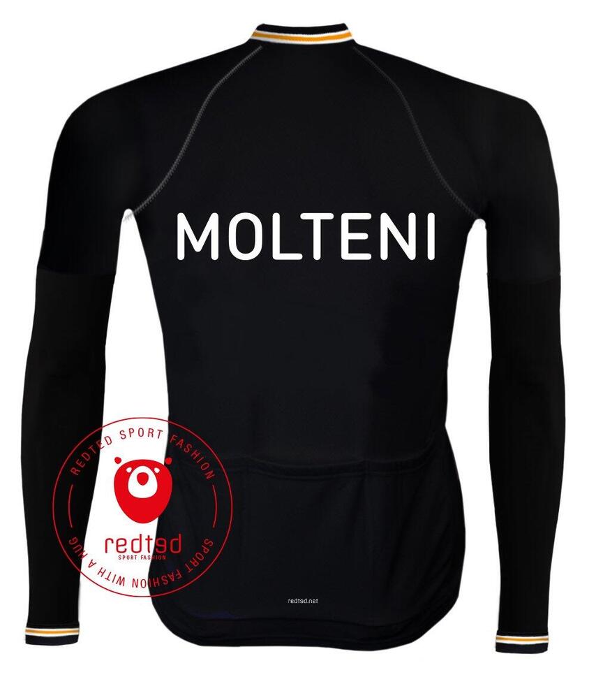 Vintage Molteni (RUECE) - Redted - Black Cycling Jersey