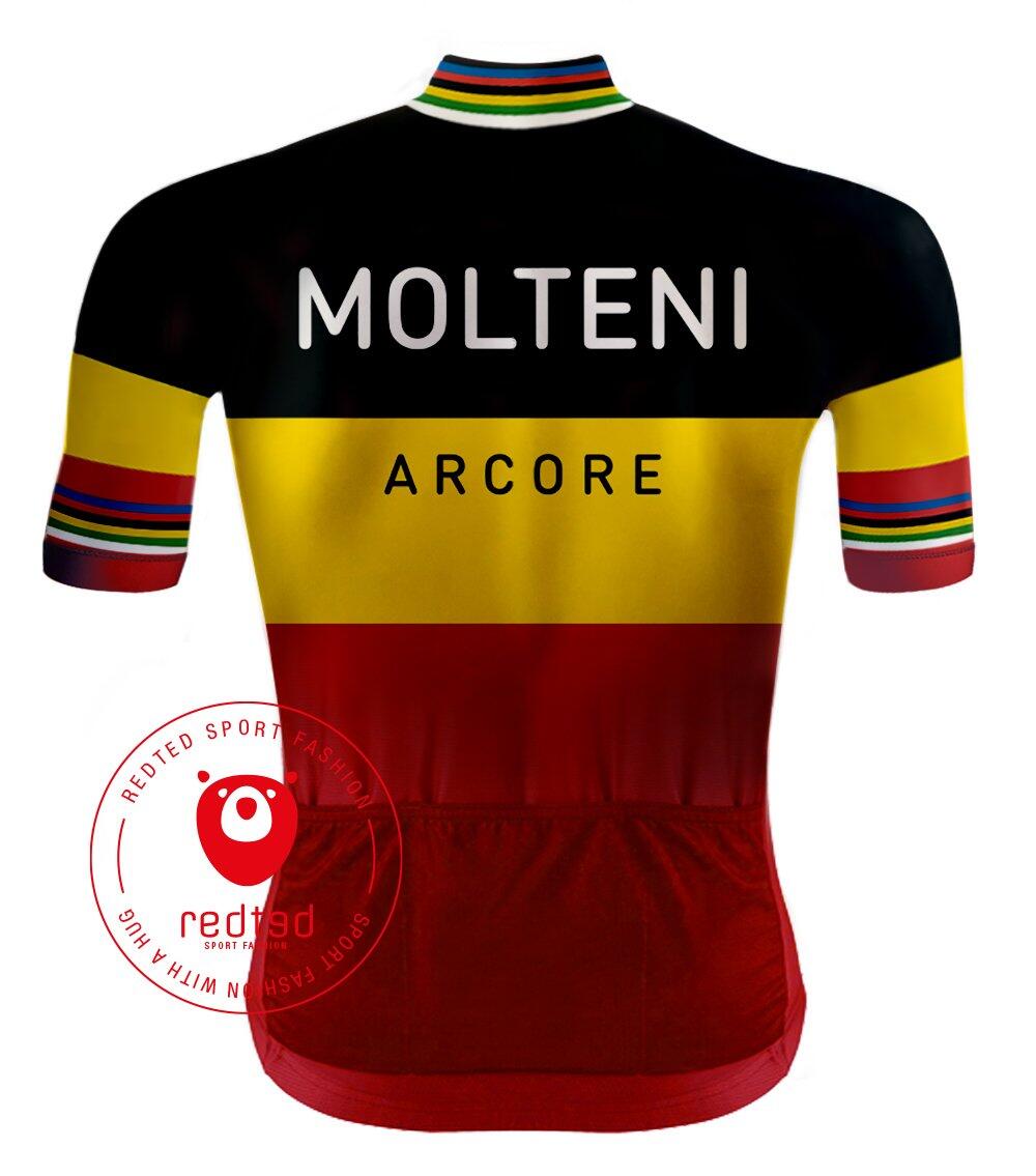 Maglia da ciclismo retrò - Maglia del campione belga Molteni - REDTED 2/5