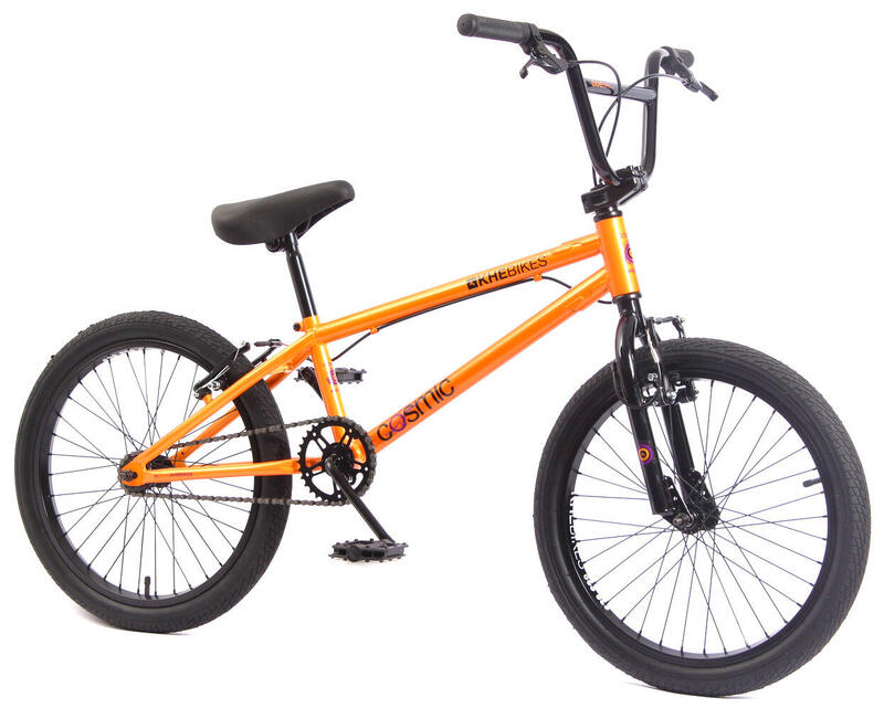 Vélo BMX Enfant garçon - DINOBIKES - 14'' - Noir et orange - Cdiscount Sport