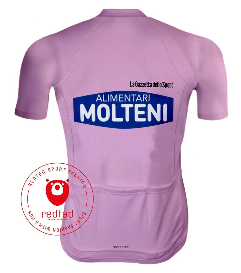 Maglie ciclismo retrò - Maglia rosa Molteni Giro d'Italia - RedTed 2/5