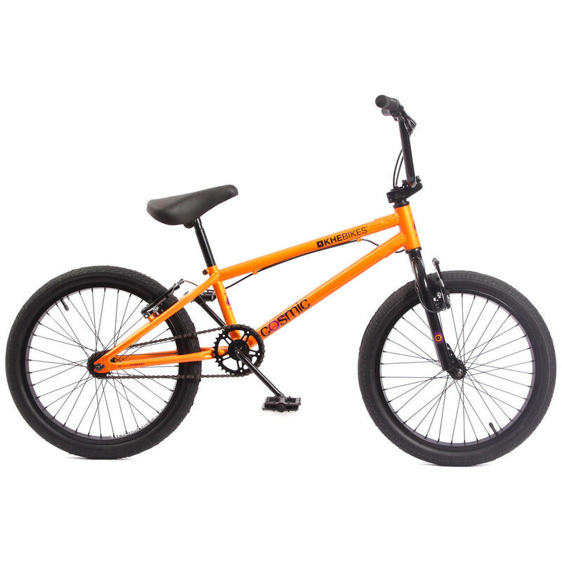 Vélo BMX Enfant garçon - DINOBIKES - 14'' - Noir et orange - Cdiscount Sport