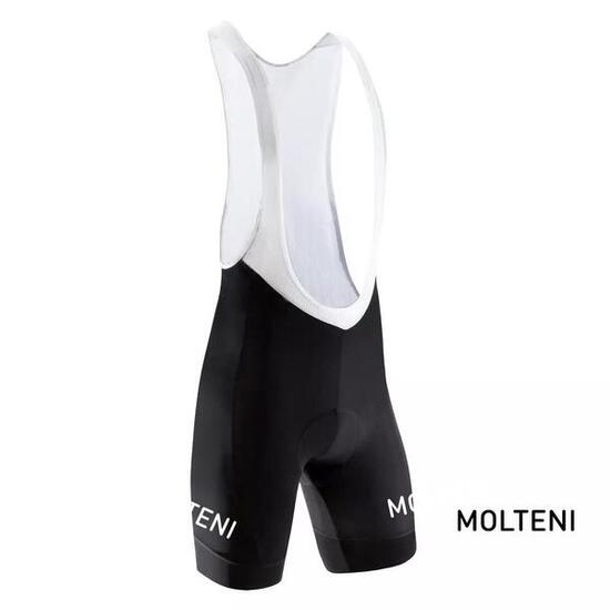 Pantaloni da ciclismo retrò Molteni Nero - RedTed
