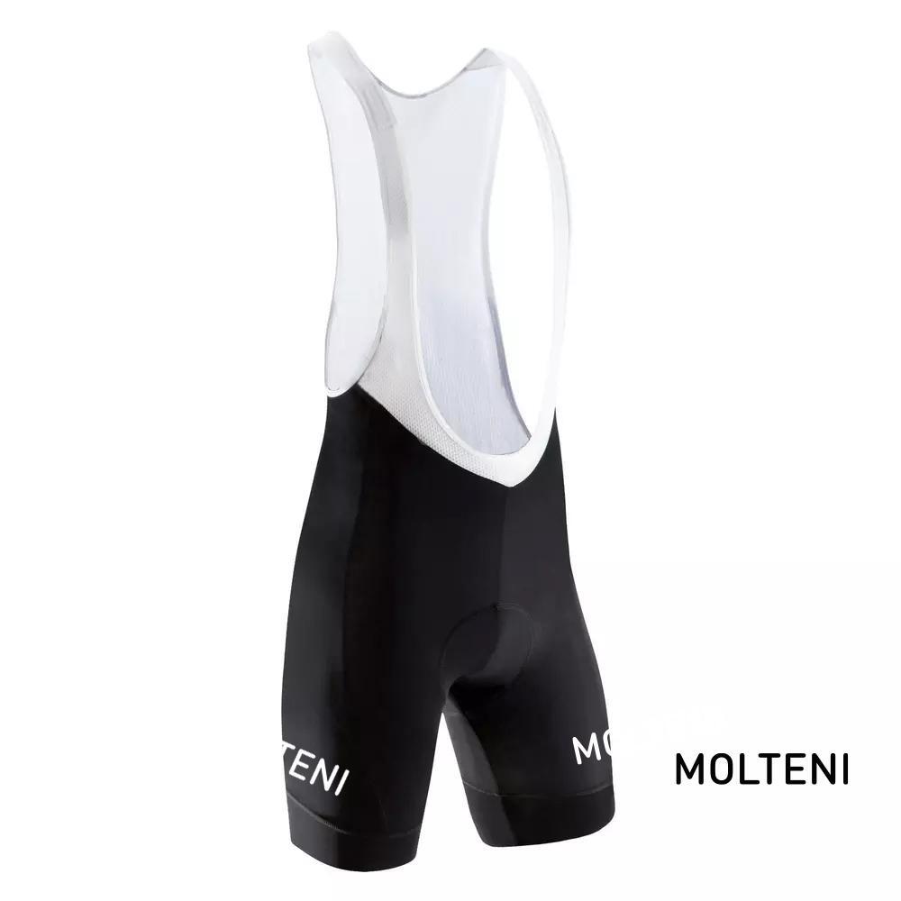 Spodenki rowerowe Molteni Vintage czarno-czerwone
