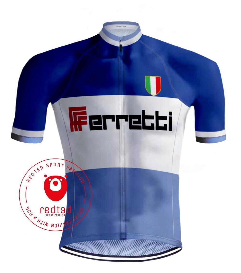 REDTED RETRO WIELERSHIRT FERRETTI - REDTED