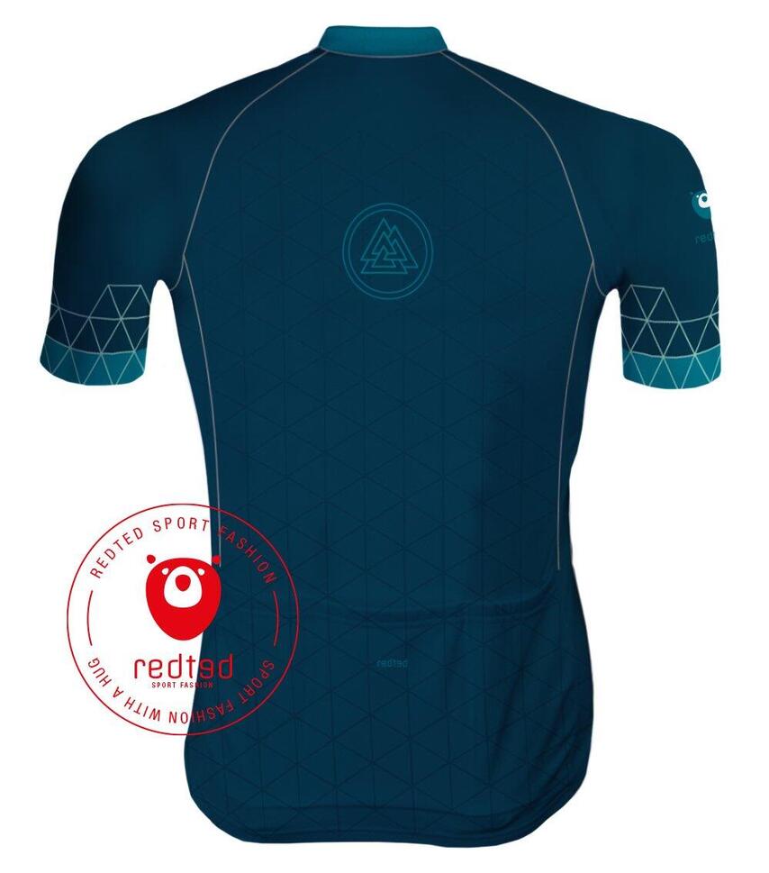 Sea Bleu - Redted Viking Cycling Jersey