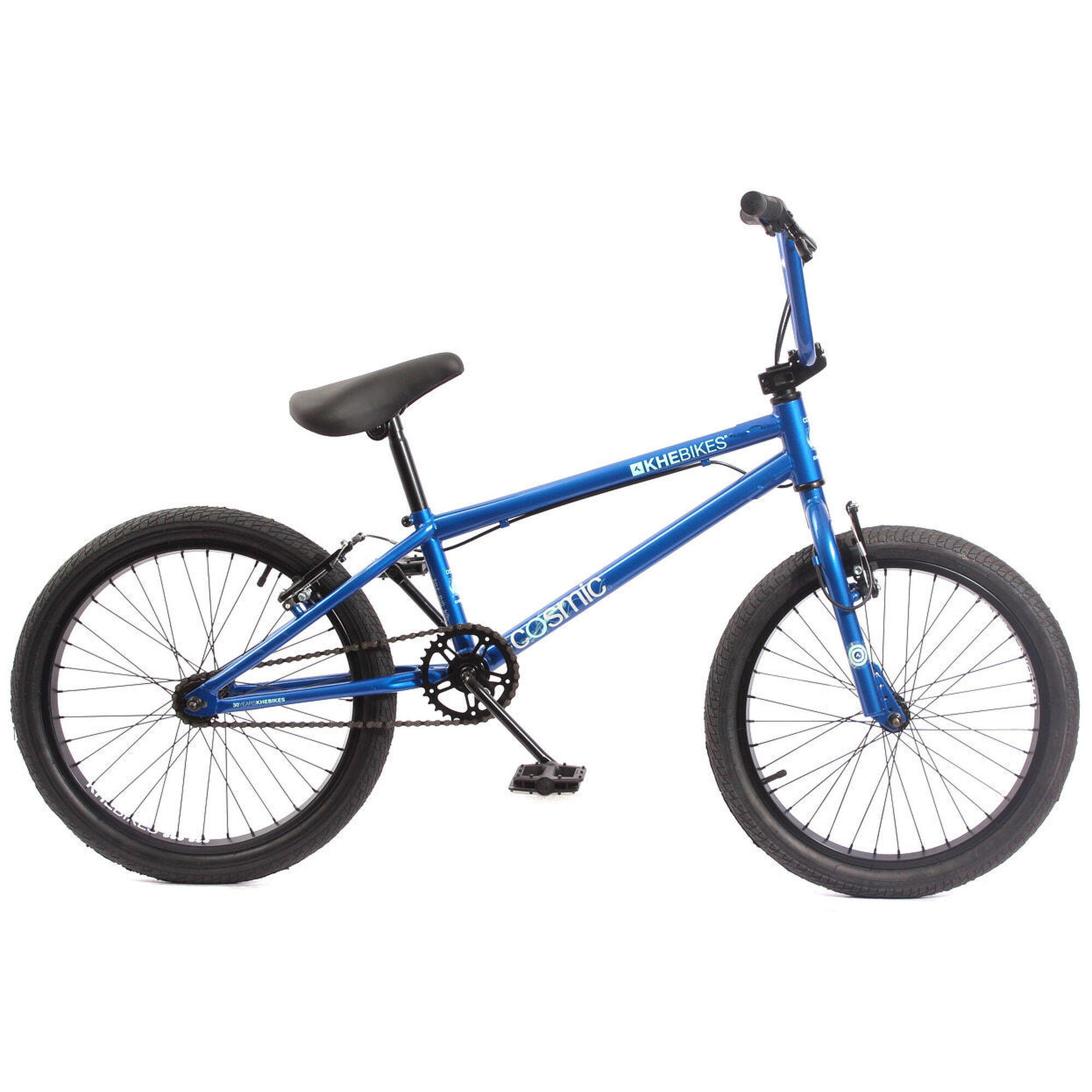 COSMIC CHILDREN'S BMX BIKE BLUE 11.1KG 20 INCHES KHEBIKES