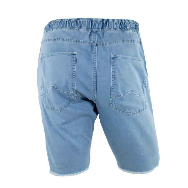 Pantalón Escalada - Trekking Montes Short Jeans Bleach Hombre