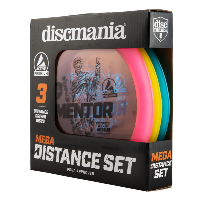 Mega Distance Disc Golfset - 3 Long Distance Discs - Discgolf