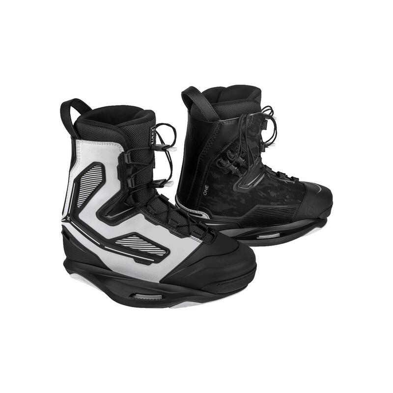 ONE - INTUITION+ Men's Wakeboarding Binding - White/Black