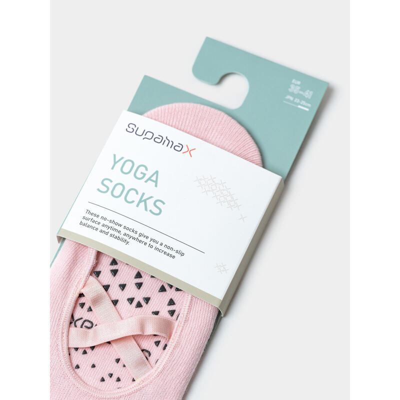 Women's Core Toe Grippy Yoga Socks - Pink