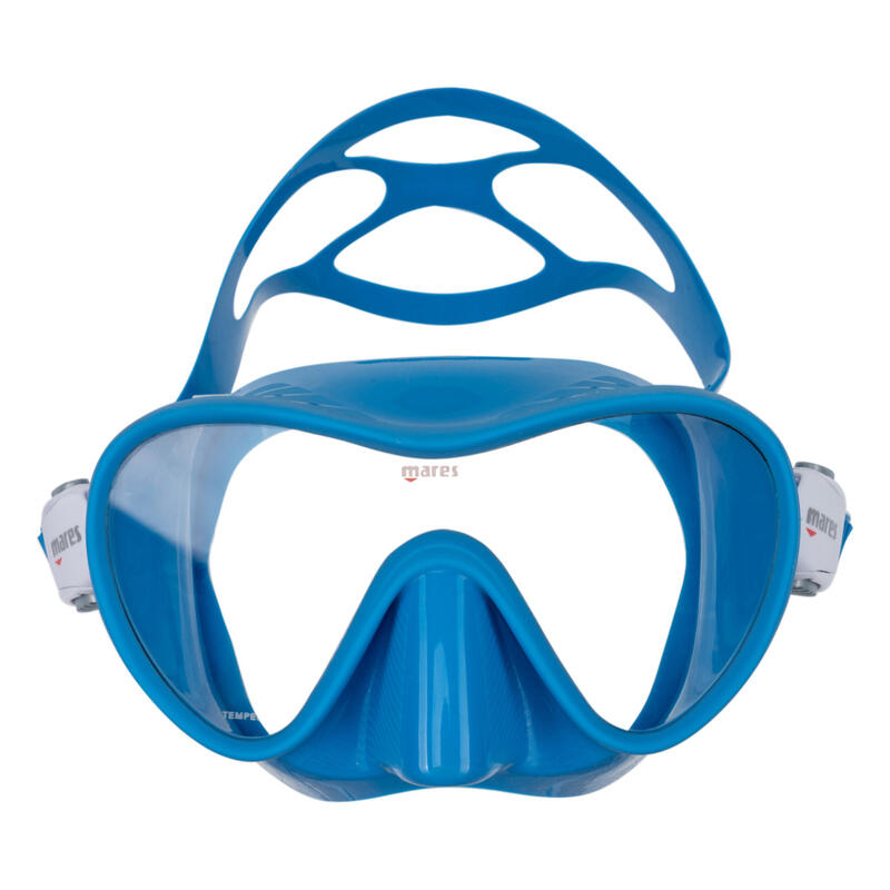 Masque et Tuba de Snorkeling Combo Tropical Adulte Bleu