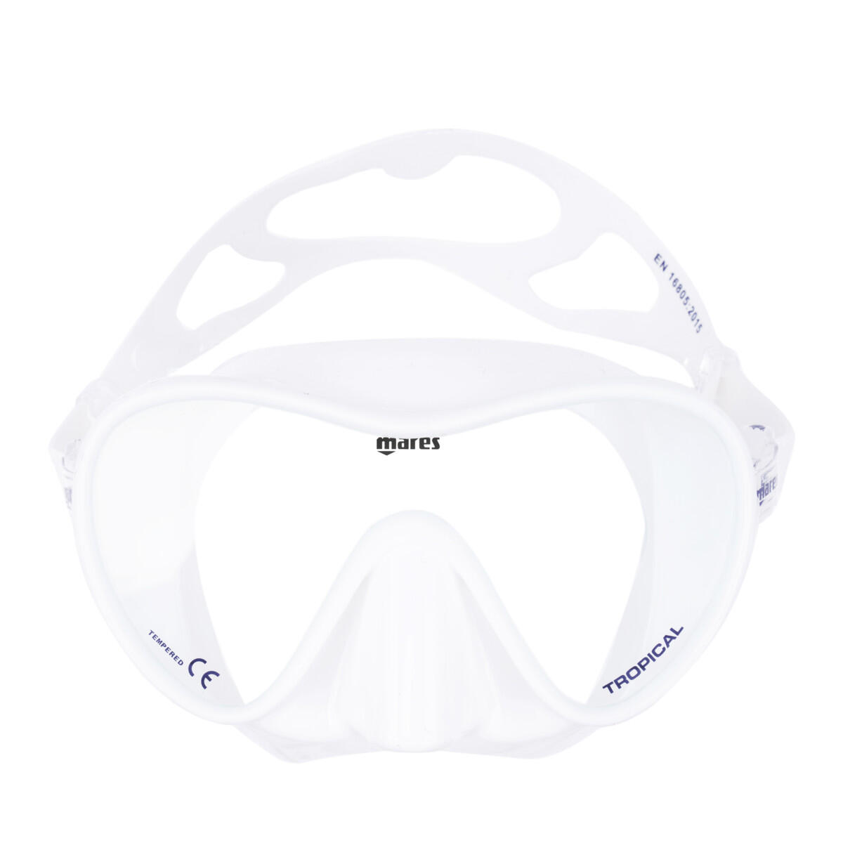 Combo per snorkeling per adulti Tropical White 2/3