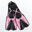 Palmes de Snorkeling X-One Jr. Enfant Rose