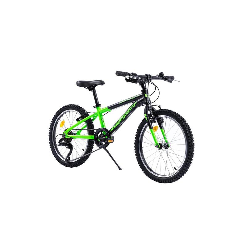 Bicicleta MTB Copii Pegas Mini Drumet 20'' Mtb Negru Verde