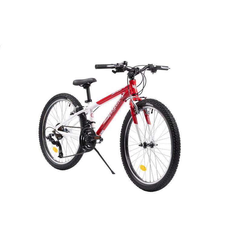 Bicicleta MTB Copii Pegas Drumet 24'' Rosu Alb