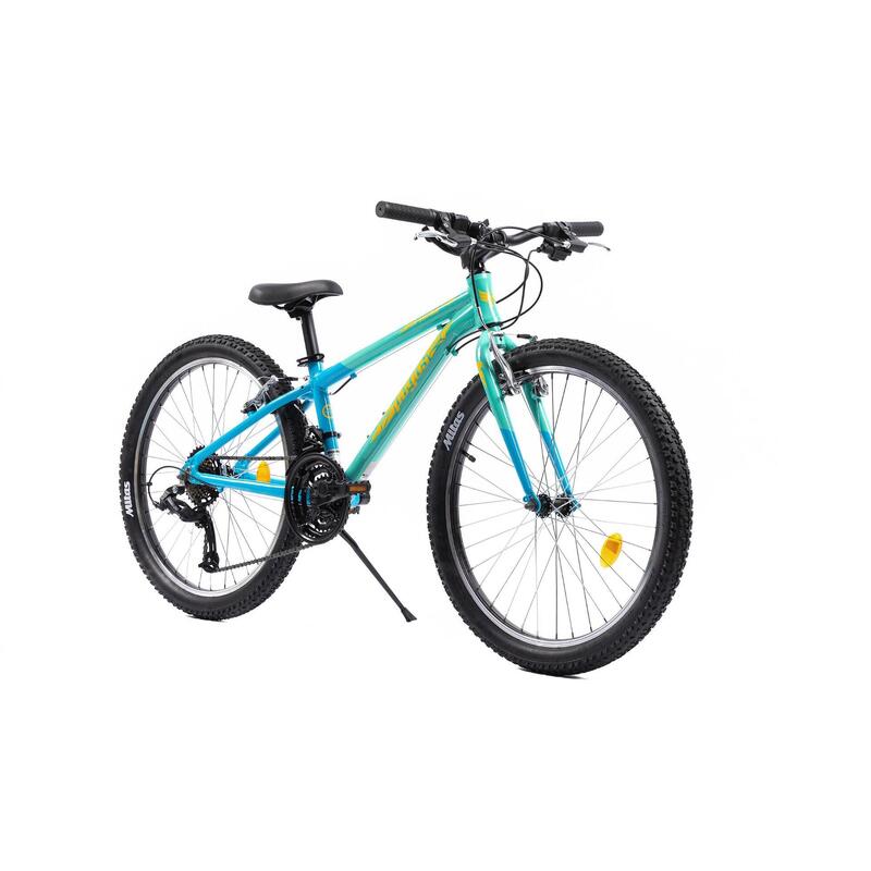 Bicicleta MTB Copii Pegas Drumet 24'' Turcoaz Bleu