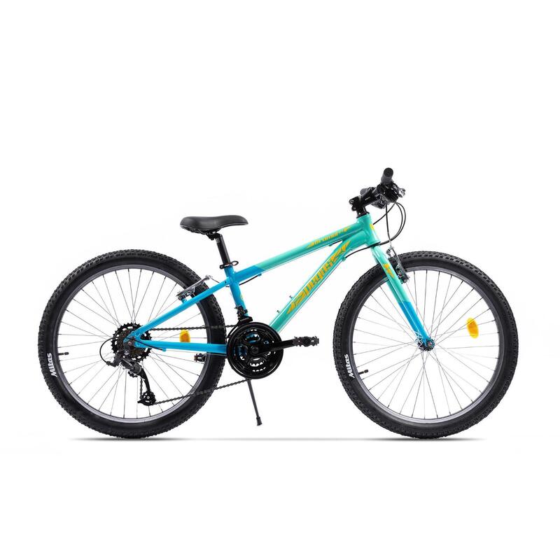 Bicicleta MTB Copii Pegas Drumet 24'' Turcoaz Bleu