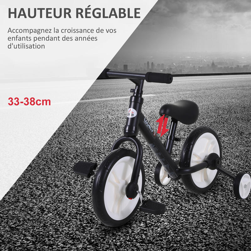 Vélo enfant draisienne 2 en 1 roues 11"