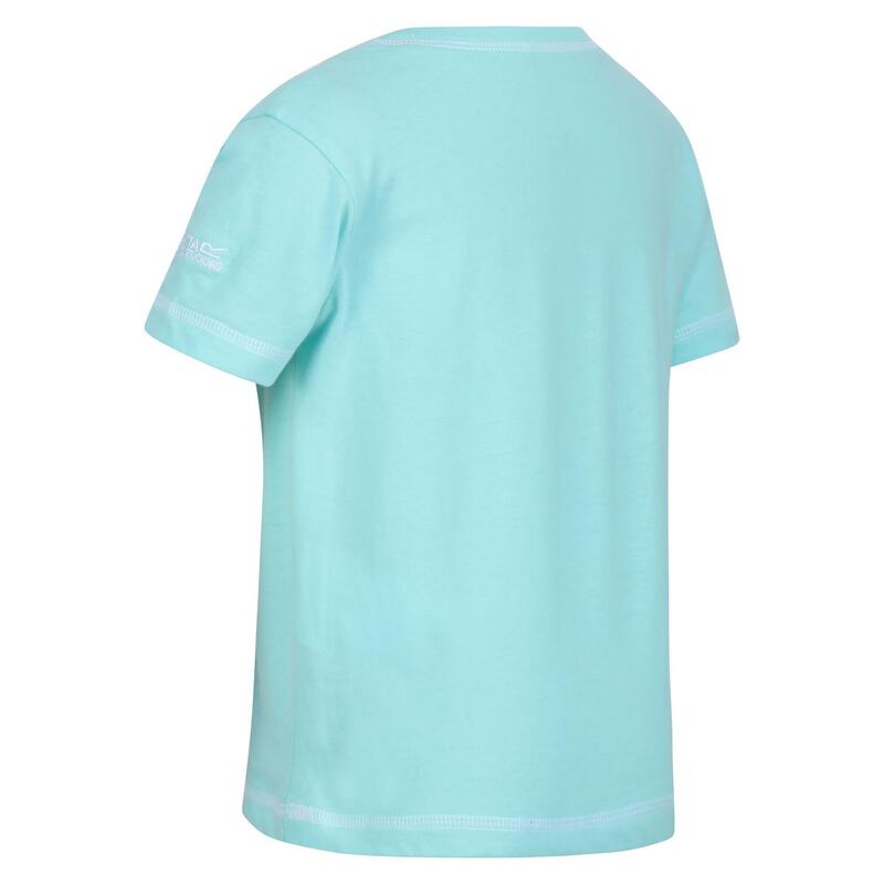 Camiseta de Peppa Pig Impreso para Niños/Niñas Azul Aruba