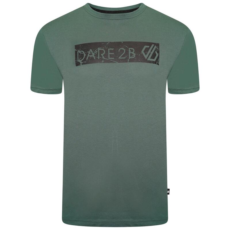 Heren Dispersed Rechthoek TShirt (Fern Green)