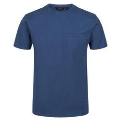 Camiseta Caelum de Slub para Hombre Denim Oscuro