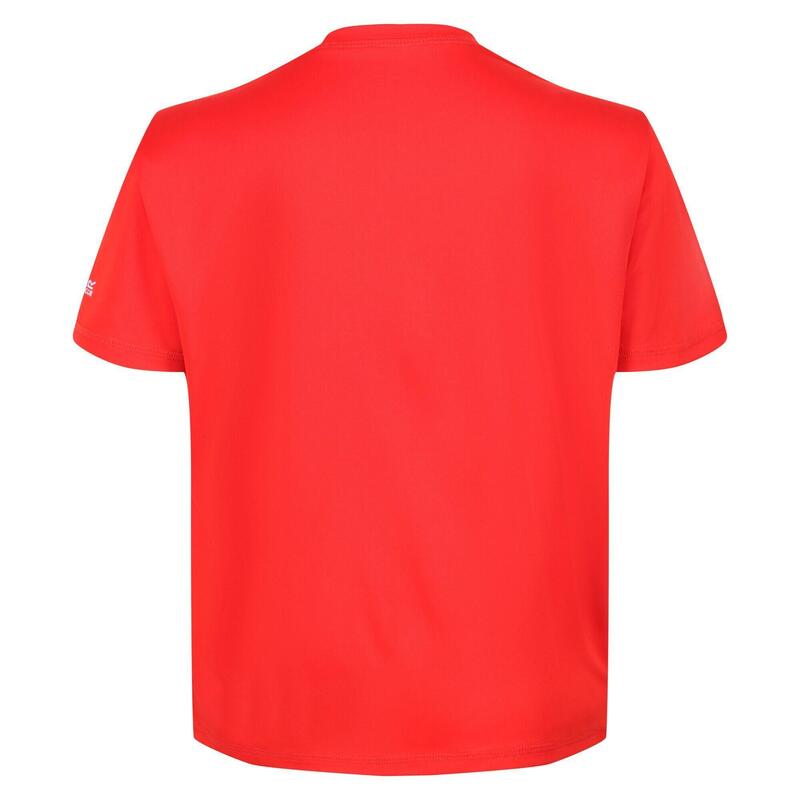 Camiseta Alvarado VI Montaña para Niños/Niñas Rojo Fuego