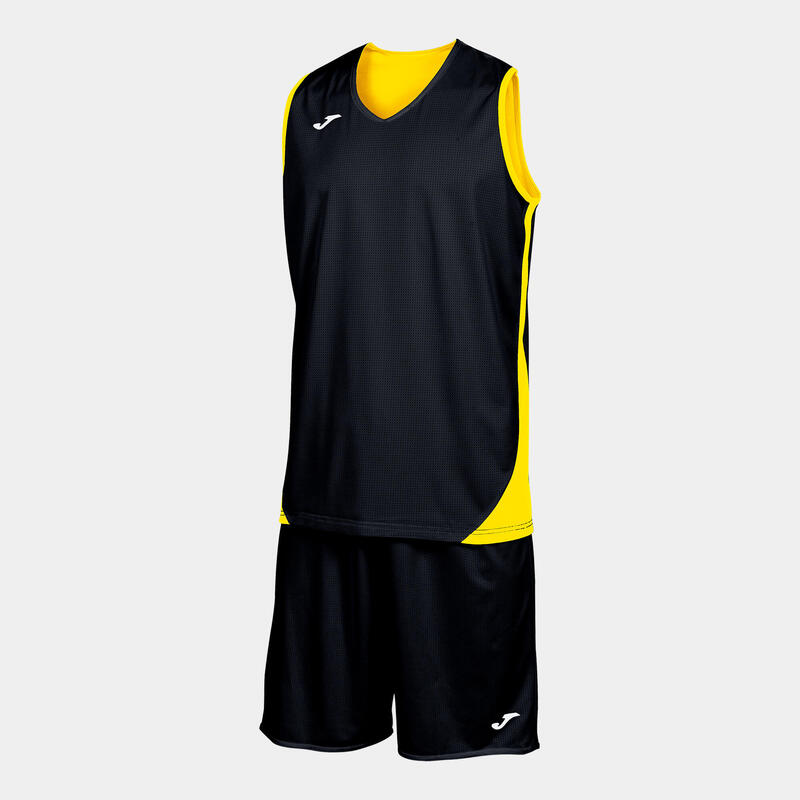 Conjunto basquetebol Criança Joma Kansas amarelo preto