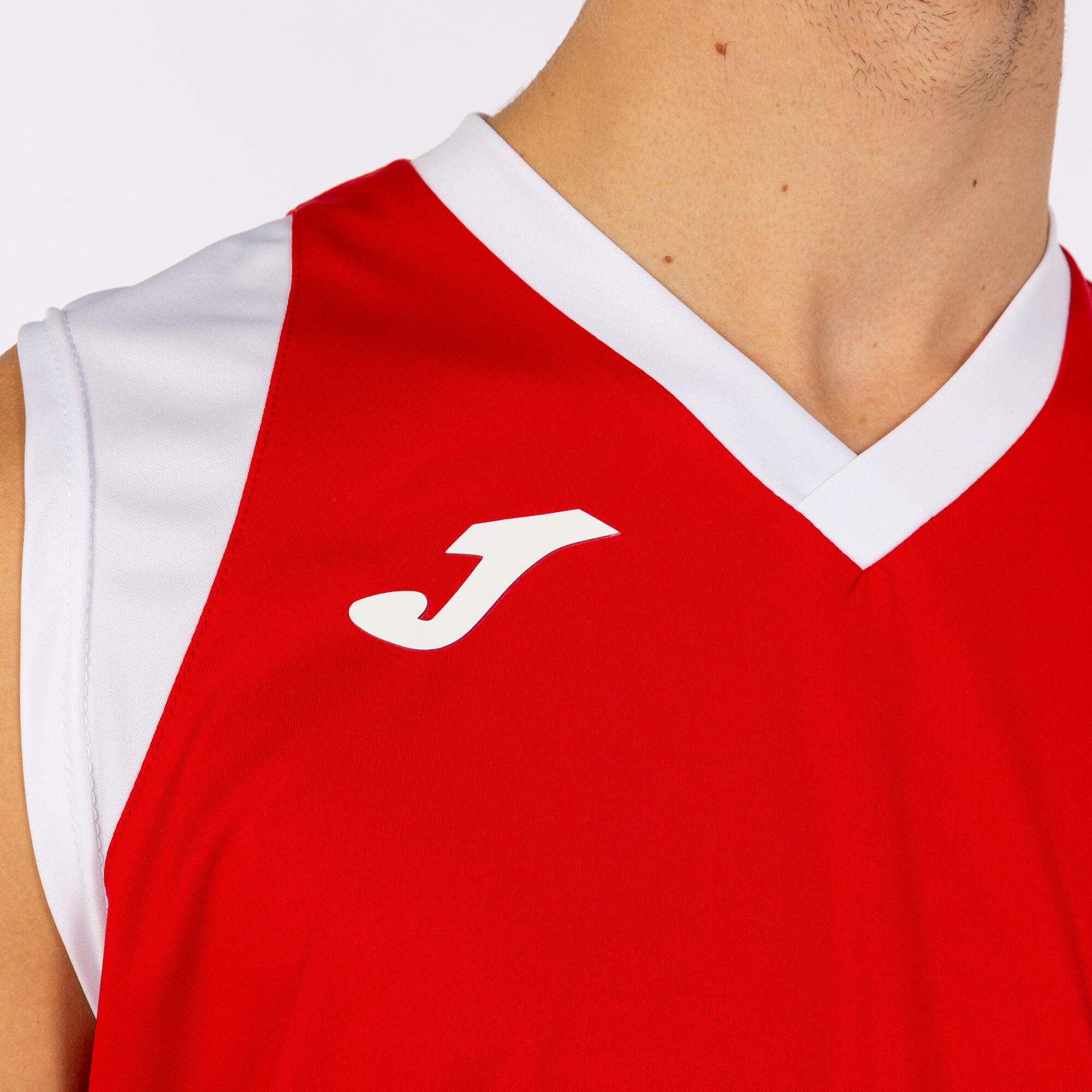 Conjunto Basquetebol Adulto Joma Final II Vermelho 5/7