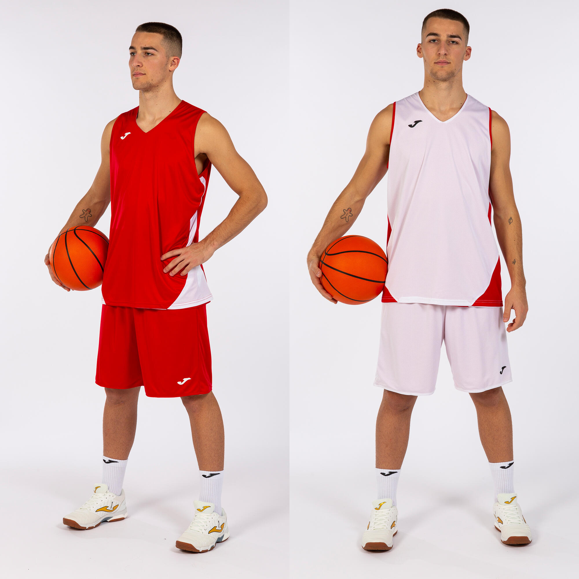 Conjunto Basquetebol Criança Joma Kansas Vermelho 2/5