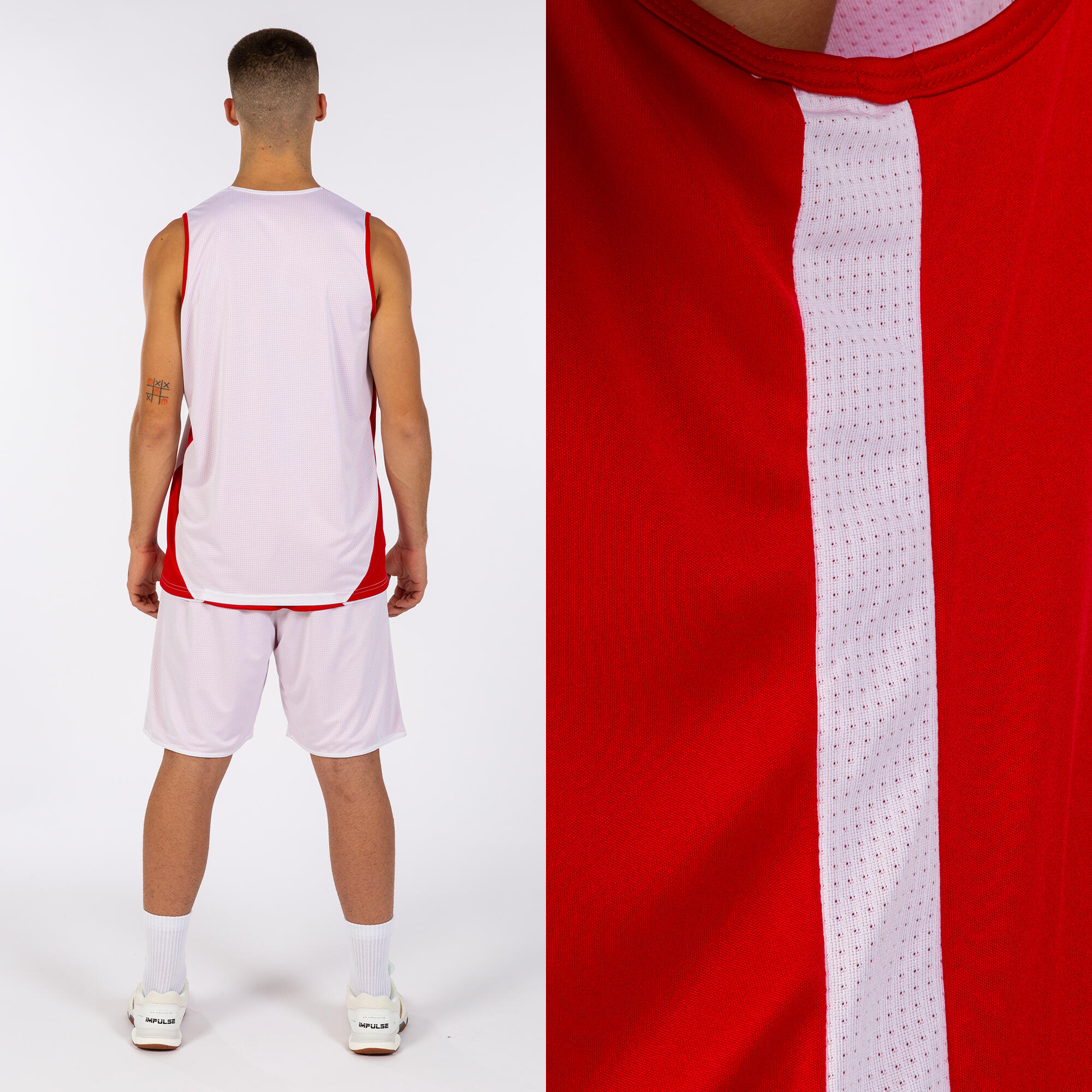 Conjunto Basquetebol Criança Joma Kansas Vermelho 3/5