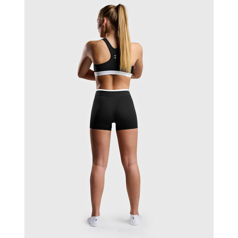 Pantalon scurt Damă Tenis/Padel Negru