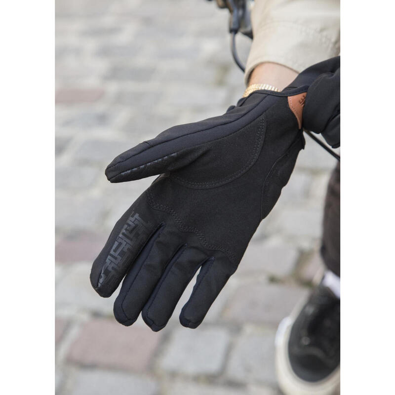 Gants Vélo Hiver Midweight Noir