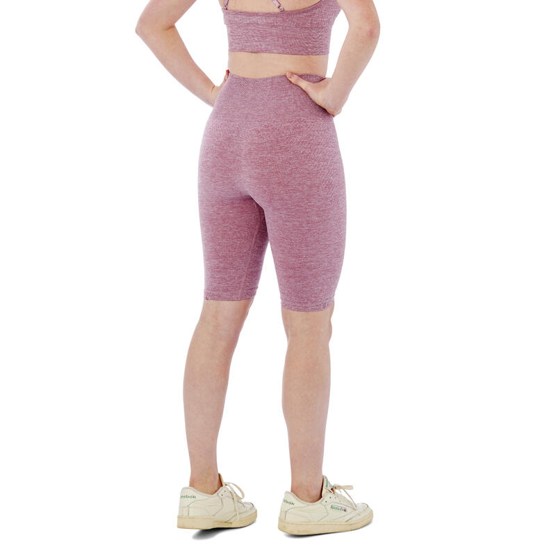 Xtreme Sportswear Leggings Deportivos Cortos para Mujer en Rosa