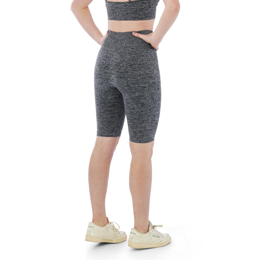 Xtreme Sportswear Korte Sportlegging Dames Short Antraciet Melange 2/6