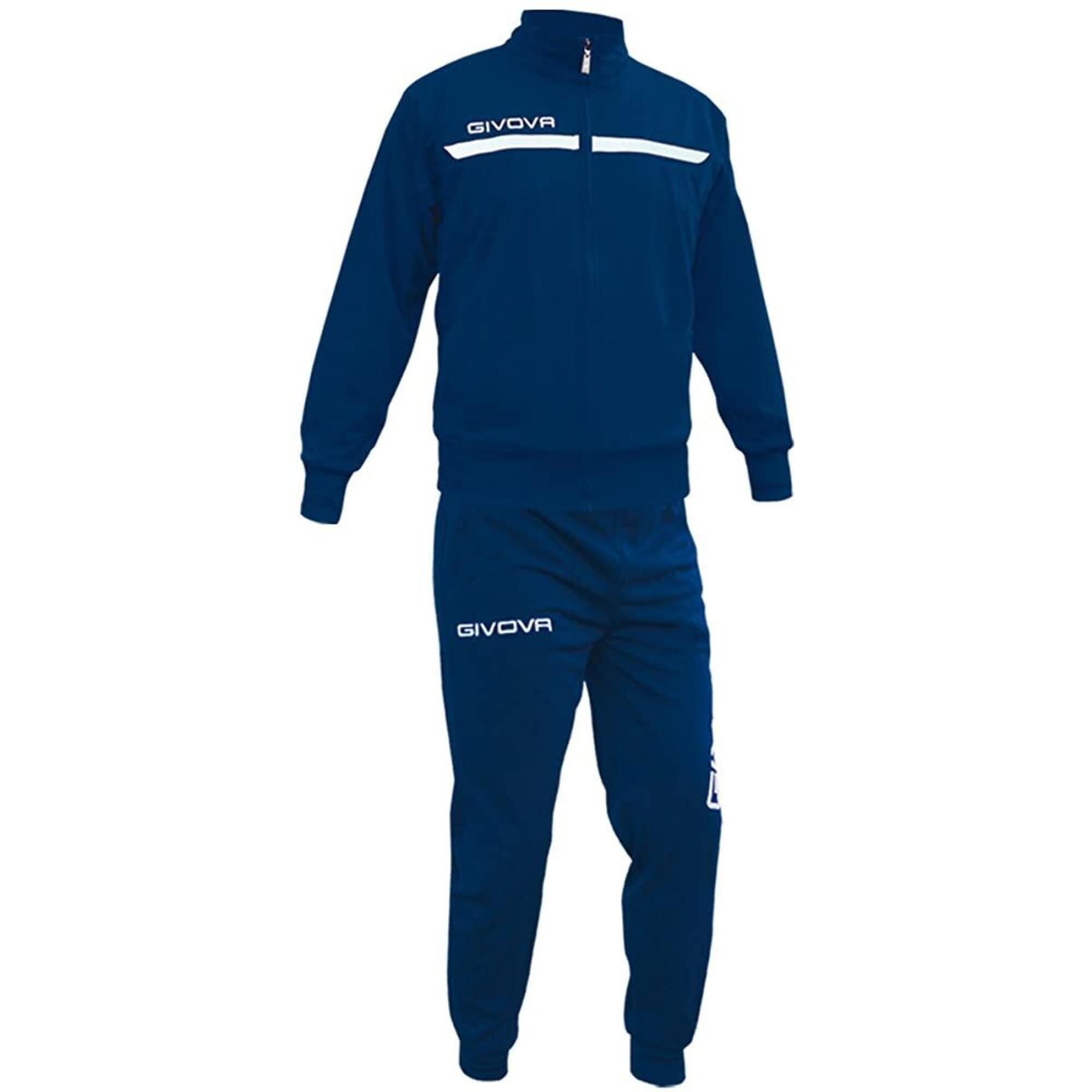 Costum Sport Givova Tuta One Full Zip Albastru