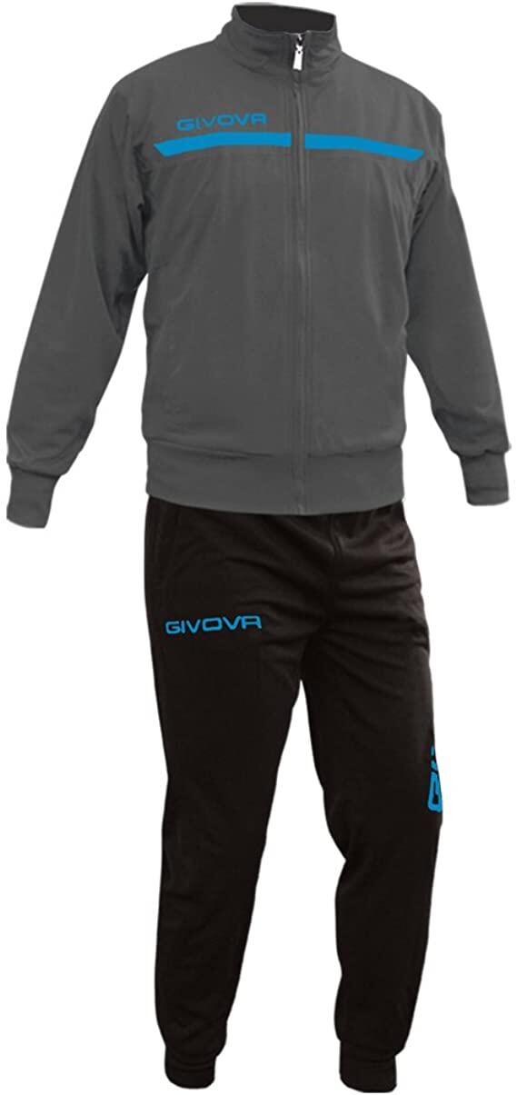 TUTA complete uomo givova grigio scuro/turchese 2/4