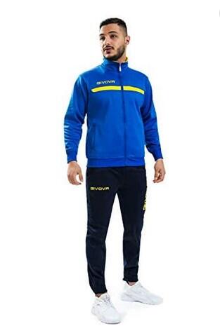 Tuta Givova one full zip - Blu / gialla - Uomo 2/5