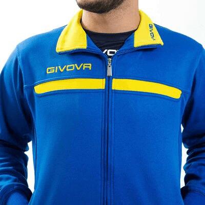 Survêtement one full zip Givova - Bleu/jaune - Homme