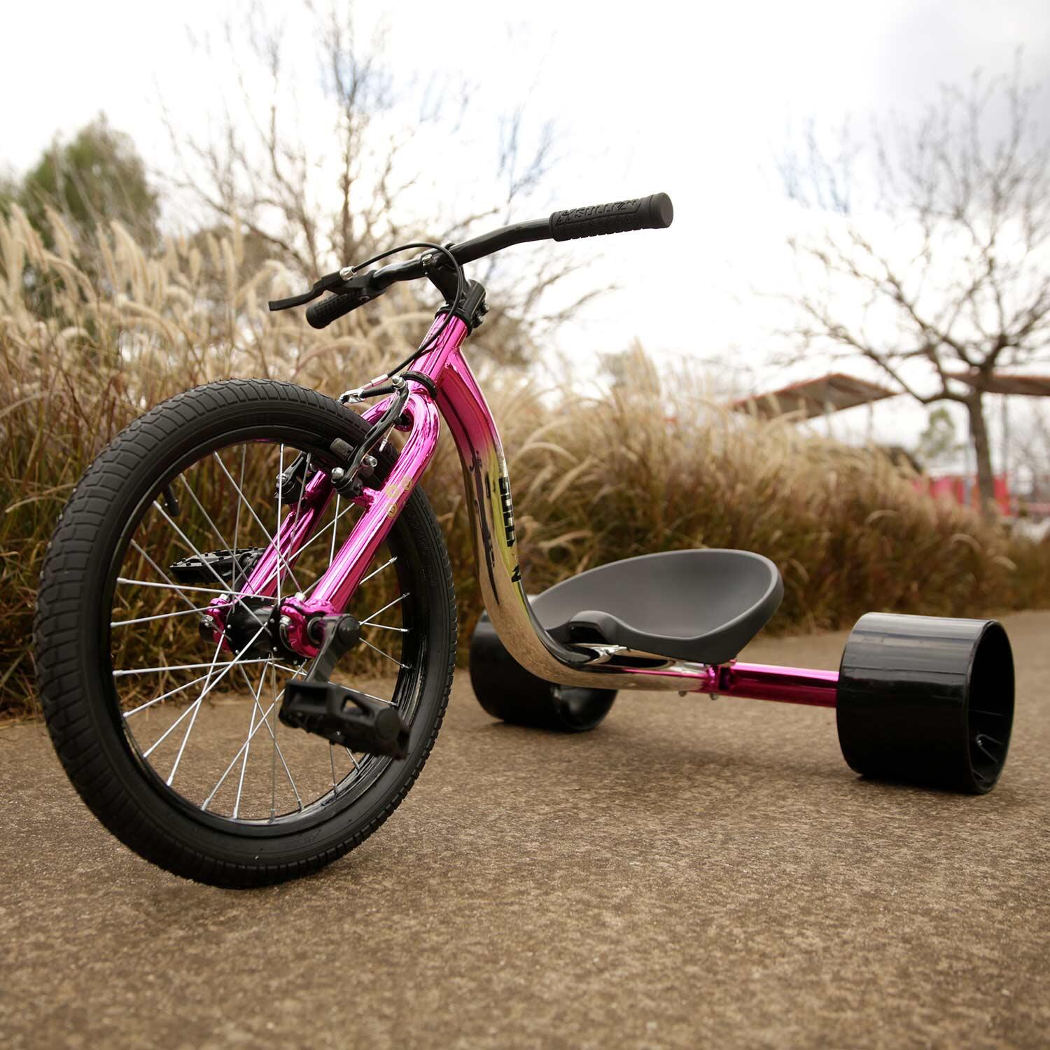 Big Wheel Drift Trike, 18" Wheel, Electro Pink 2/6