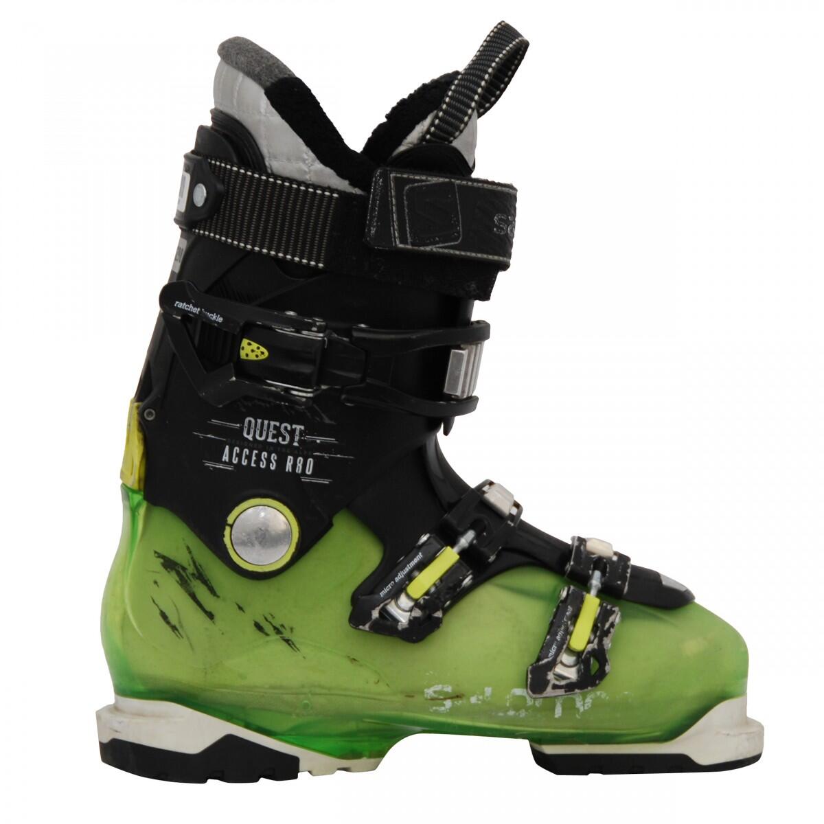 Salomon - Reconditionne - Chaussures De Ski Salomon Quest Access R80 - Chaussures De Ski - Vert - 26,5 Cm - Decathlon
