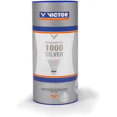 Buis met 3 badminton shuttles victor 1000