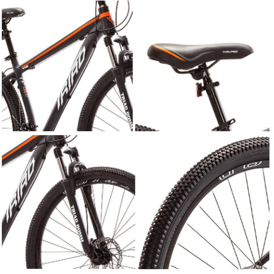 Rower Górski MTB 29 cali NICEBIKE Triad M6 amortyzacja 3/5